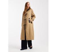 ONLY - Trench marrone chiaro con fiocchi 38