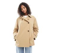 ONLY - Trench taglio corto beige asimmetrico-Neutro 44