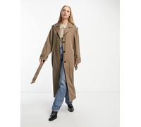 Only - Trench taglio lungo color moka-Brown 40