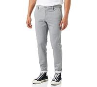 Only Uomo Onsmark Pant Stripe Gw 3727 Noos Pantaloni Not Applicable, Melange Grigio Chiaro, 32/32