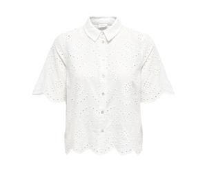 ONLY - Valais S/S Shirt - - Blouses & Shirts - Donna - Bianco - L