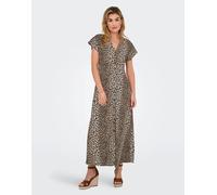 ONLY - Vestito color timber wolf-Marrone 38