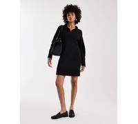 ONLY - Vestito corto stile polo in maglia nero-Rosso 36
