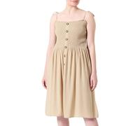 ONLY Onlannika S/L Smock Dress Wvn Noos Abito Estivo, Beige, 40 Donna
