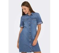 ONLY - Vestito in denim blu medio 36
