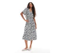 Only Vestito Midi A Maniche Corte Halia