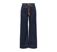 ONLY - Vita Alta Wide Leg Cropped Jeans - - Jeans - Donna - Blu - W28