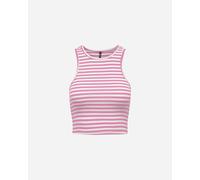 Only W Belia Rigata Fucsia - Canotta