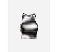 Only W Belia Rigata Nero - Canotta