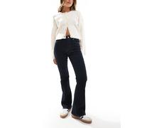 ONLY - Wauw - Jeans a zampa blu scuro a vita alta 36