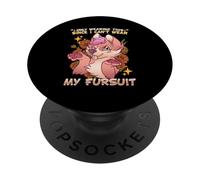 Only Wearing This Since I Can't Wear My Fursuit I Furry PopSockets PopGrip Adesivo