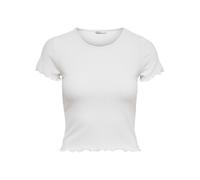 Only White Polyester T-Shirt - IT40|S