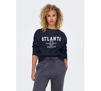 ONLY Women jumper round neck long sleeve short loose fit ribbed cuffs