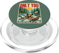 Only You Can Prevent Wildfires Smokey Bear Kayak Paddling PopSockets PopGrip per MagSafe