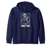 Only You Classic Smokey Bear Pointing WPA Style Felpa con Cappuccio