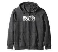 Only You Vintage Pointing Smokey Bear Felpa con Cappuccio