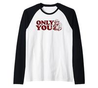 Only You Vintage Pointing Smokey Bear Maglia con Maniche Raglan