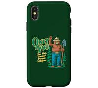 Only You Waving Smokey Bear Vintage Custodia per iPhone X/XS