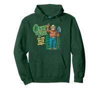 Only You Waving Smokey Bear Vintage Felpa con Cappuccio