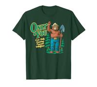 Only You Waving Smokey Bear Vintage Maglietta