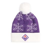 Only4fan Berretto/Beanie Xmas Edition ACF Fiorentina Prodotto Ufficiale Kid, 8-12 Anni