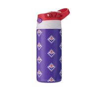 Only4fan S.r.l. ACF Fiorentina Borraccia Termica Acciaio Doppia Parete 350 ml Prodotto Ufficiale