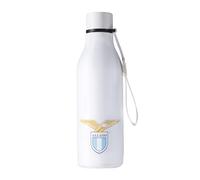 Only4fan S.r.l. Borraccia Termica in Acciaio Doppia Parete con Laccetto SS Lazio Prodotto Ufficiale, Bianca