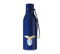Only4fan S.r.l. Borraccia/Thermos con Laccetto SS Lazio Prodotto Ufficiale, Unisex Adulto, Blu, Unica