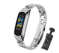 Onlyct Cinturino per OPPO Band, Braccialetto di Ricambio in Acciaio Inossidabile per OPPO Band Style/Sport Smartwatch