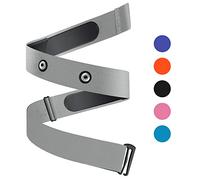 Onlyesh Fasce Elastiche Regolabili per Cintura con Montaggio sul petto per Cardiofrequenzimetro Polar, Garmin, Wahoo (Grigio)