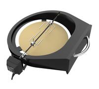 ONLYFIRE 6065 - Kit anello per pizza e girarrosto per Kamado Joe Classic/Pit Boss 22 Grills in ceramica, kit per girarrosto con pietra per pizza