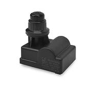 onlyfire Accenditore per barbecue, generatore di scintille, pulsante di accensione, alimentato a batteria AA (F. 3 bruciatori, nero)