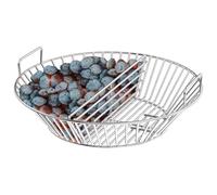 onlyfire Cesti Carbone, Barbecue Grill Cestino per Fuoco Acciaio Inossidabile Adatto a Kamado Joe Big Joe per Cottura indiretta