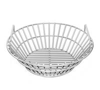 onlyfire Cestino per cenere, in acciaio inox, con manici, accessori per grigliare, adatto per Kamado Joe Classic e Big Green Egg Grills