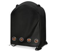 onlyfire Copertura Barbecue, Telo Copri Barbecue per Barbecue a Gas Weber Serie Q 100/1000 e 200/2000 con Carrello Portatile, Impermeabile, Resistente, 600D Oxford, 89cm x 44.5cm x 82cm