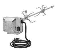 Onlyfire Girarrosto in Acciaio Inossidabile, Compatibile con Barbecue a Gas Weber Genesis II 200/300 Serie e II LX 200 e 300