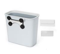 onlyfire Pattumiere Magnetico, Pattumiere da Cucina per Griglie, Cestino per Rifiuti in Plastica da 8 L per Cucina/Camera da Letto/Bagno/Campeggio, Bianco