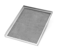 onlyfire Piastra per Barbecue con Rivestimento Antiaderente a Nido d'Ape, Piastra in Acciaio Inossidabile per La Maggior Parte delle Griglie a Gas e A Carbone, Rettangolare Plancha, 40×30 cm