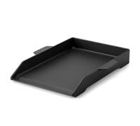 Onlyfire Piastra per Barbecue in Ghisa Smaltata, Piastra per Griglia con Rivestimento Antiaderente e Pareti Laterali Extra Alte per Piano Cottura, Grill a Gas e a Carbonella, 46 × 31× 6.5 cm