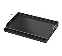onlyfire Piastra per Barbecue Universale in Rivestimento Antiaderente in Ceramica per BBQ a Gas e Carbone, Piastra per Griglia Grande per Cucinare e Campeggiare All'aperto, 63.7 x 40.5 x 7 CM