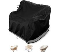 Onlyme Cocoon Egg - Coprisedia per sedia a dondolo da giardino 420D, resistente, impermeabile, con coulisse, 117 x 97 x 48 cm