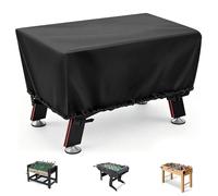 Onlyme Copritavola per biliardino, impermeabile, antipolvere, per esterni, con elastico e fibbie, copertura protettiva rettangolare 420D, per giochi di calcetto, 160 x 115 x 50 cm
