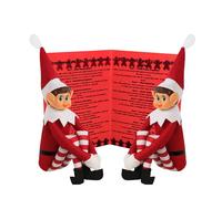 OnlyPRIME 2x Elfeland Elfo Birichino Kit - Folletto di Natale Pupazzo Decorativo | Elfo Dispettoso con Sfide Settimanali e Racconto | Elfi Babbo Natale per Decorazioni Natalizie (2)