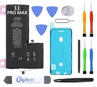 OnlyTech Batteria di ricambio premium per iPhone 11 Pro Max - 3969 mAh, identico all'originale, kit 12 strumenti professionali e adesivo schermo inclusi