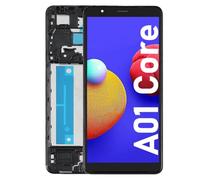 OnlyTech - Schermo LCD completo con telaio assemblato di ricambio per Samsung Galaxy A01 Core (SM-A013F)