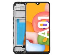 OnlyTech - Schermo LCD completo con telaio assemblato di ricambio per Samsung Galaxy A01 (SM-A015F)