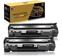 ONLYU 2-Pack Compatible HP CF279A 79A Cartouche De Toner Pour HP Laserjet Pro M12 M12a M12w MFP M26A M26nw(2 Nero)