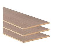 Onlywood 1,38 MQ di Pianerottolo Rivestimento Gradini Fai da te per gradini - Rivestimento Scale Interne in 5 Colorazioni a scelta effetto Legno o effetto Pietra (Lousiana Oak)