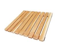 Onlywood Pedana doccia larice cm 50x50 per piatti da 70x70