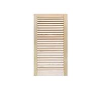 Onlywood Persiane per finestre da esterno in Legno di Pino Naturale Massello Dimensioni 600 x 800 h. cm - Massima resistenza all’umidità e agli agenti Atmosferici